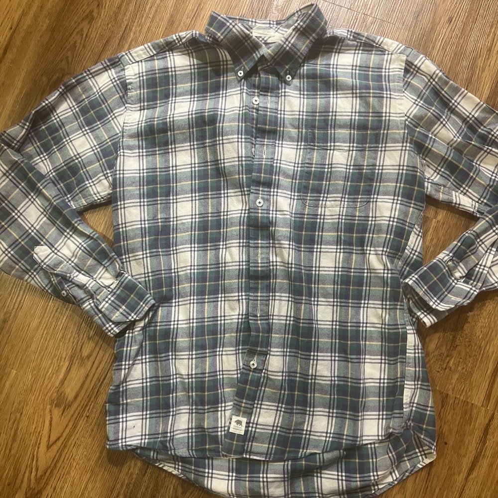 Onward Reserve Plaid Button Down Long Sleeve‎ Shirt Men's Size XL